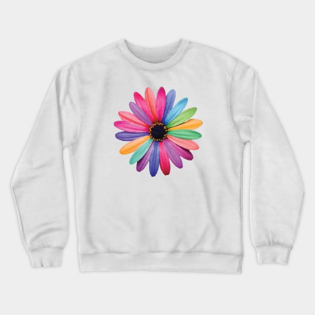 African Daisy Flower Crewneck Sweatshirt by CelestialStudio